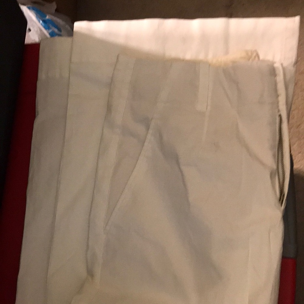 NWOT Vince Cotton Wide Leg Pants Size 10 in White